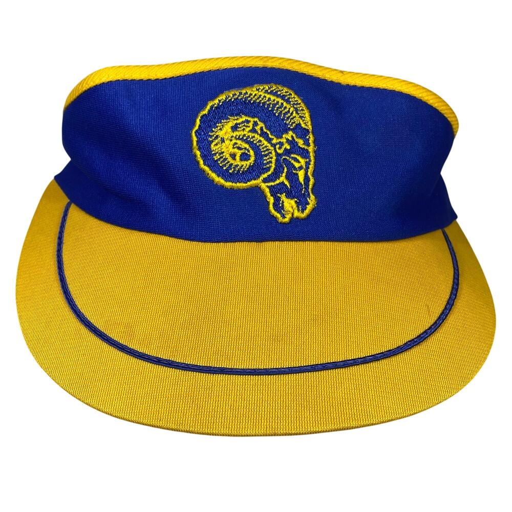 Vintage Semco Los Angeles Rams Sun Visor Snapback NFL Football Hat Cap